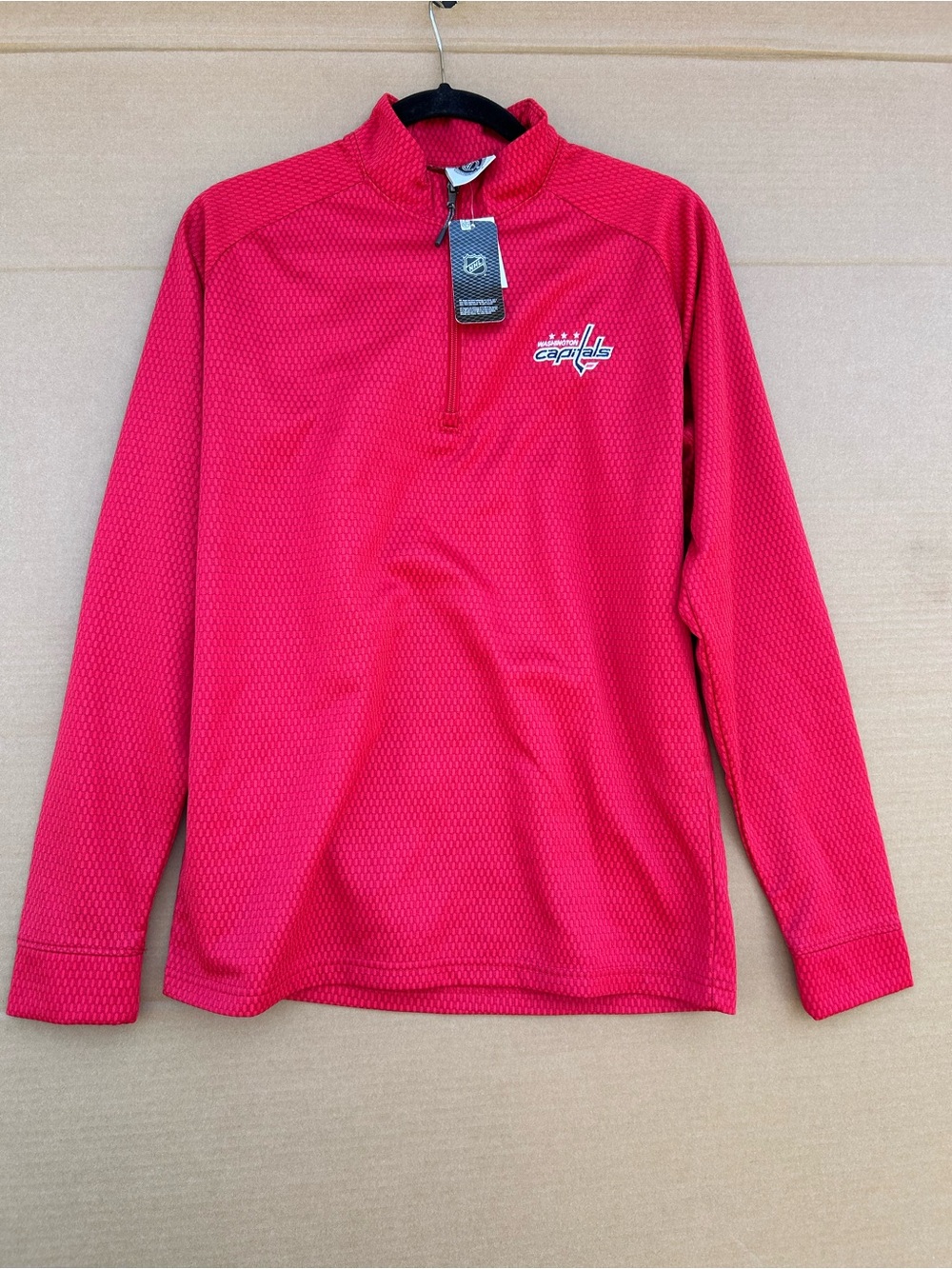 NWT Washington Cardinal NHL Men's 1/4 Zip Pullover Sweater Jacket Size Small